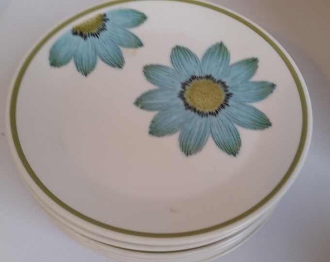 7 Noritake Upsa Daisy Bread and Butter Plates Etsy