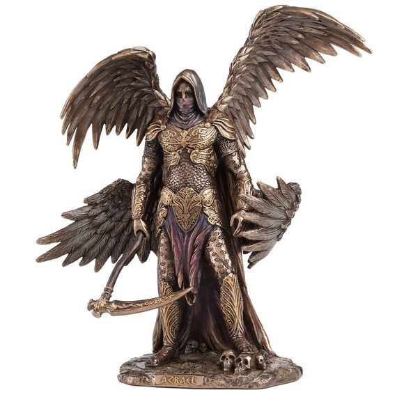 Azrael Archangel of Death Statue – 27x24cm Cold Cast Bronze Gothic