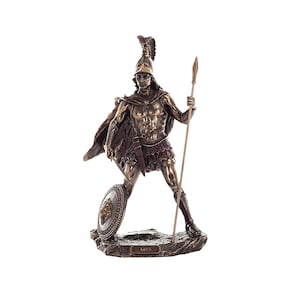 Ares Greek God of War Statue – 34x18cm Cold Cast Bronze Mythology Decor