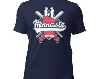 Vintage Minnesota Baseball T-Shirt: Retro Sports Fan Apparel