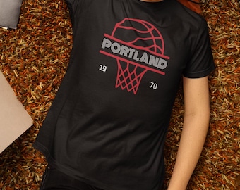 Vintage Portland Basketball T-Shirt: RIP City Fan Apparel
