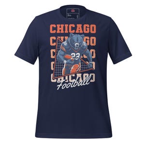 Chicago Football Shirt Vintage Retro Football Fan Gift Chicago Sports Apparel