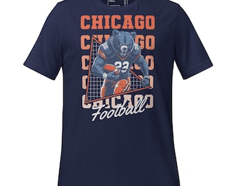 Vintage Chicago Football T-Shirt: Retro Sports Fan Apparel