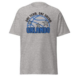 Orlando Basketball Crew Neck T-Shirt Orlando Sports Fan Gift Central Florida Sports Apparel