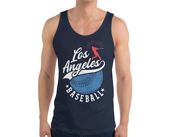 Los Angeles Baseball Tank Top: LA Fan Apparel