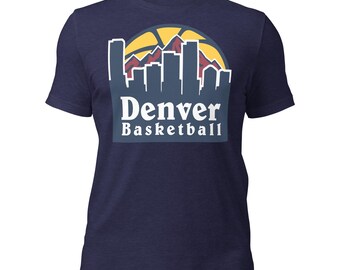 Vintage Denver Basketball T-Shirt: Retro Sports Fan Apparel