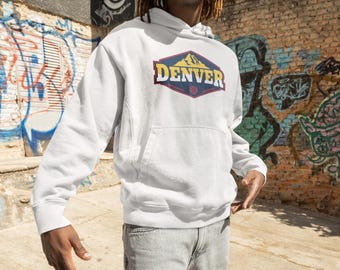 Denver Basketball Hoodie: Vintage Style Mile High City Sports Fan Apparel