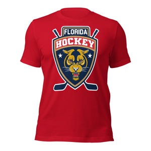 T-shirt de hockey Florida vintage, cadeau de fan, vêtements de sport Miami