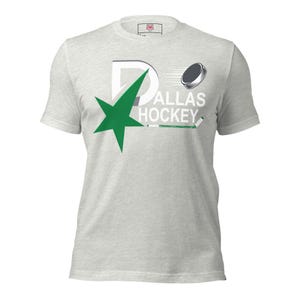 Dallas Hockey T-Shirt Vintage Fan Gift Big D Sports Apparel