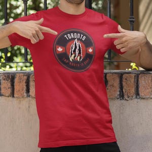 Toronto Basketball Crew Neck T-Shirt Toronto Sports Fan Gift The 6 Sports Apparel
