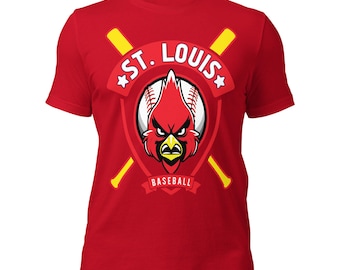 Vintage St Louis Baseball T-Shirt: Retro Cardinals Fan Apparel