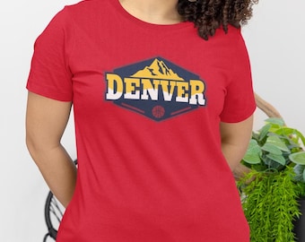 Vintage Denver Basketball T-Shirt: Mile High City Sports Fan Gift
