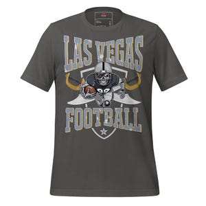 Las Vegas Football Fan Gift T-Shirt Skeleton Player LV Sports Apparel