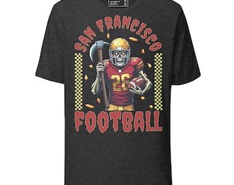 San Francisco Football T-Shirt Vintage Retro Football Fan Gift SF Sports Apparel