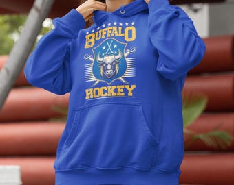 Buffalo Hockey Unisex Hoodie: BUF Fan Apparel