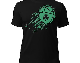 Vintage Boston Basketball T-Shirt: Green Shamrock Fan Apparel