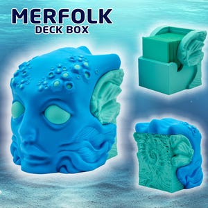 Merfolk Commander Deck Box * Thoracle CEDH * mtg * EDH *  Fits 100+ Cards
