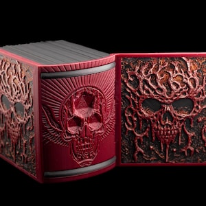 Necronomicon Deck Box * Book of the Dead * Commander * MTG * EDH * Fits 100+ Cards image 3
