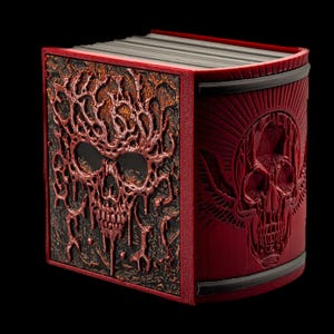 Necronomicon Deck Box * Book of the Dead * Commander * MTG * EDH *  Fits 100+ Cards