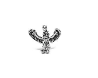 Dijes Kachina de plata de ley / Bailarina Águila / Joyería del suroeste / Hecho en EE. UU.