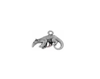 Anteater Charm Sterling Silver | Animal Jewelry | Made in USA