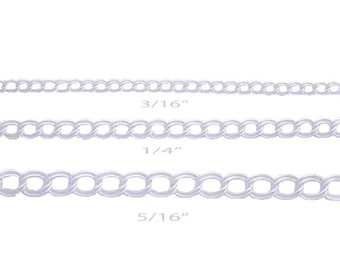 Sterlingzilveren bedelarmband | Dubbele schakel in Italiaanse stijl | Maatkeuze