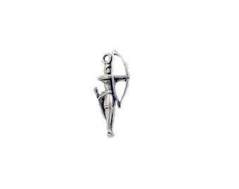 Sterling Silver Sagittarius Zodiac Charm: Embracing the Adventurous Spirit, Global Vision, Symbolism of the