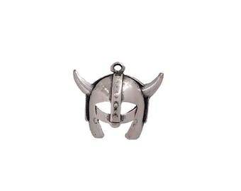 Viking Charm Sterling Silver | Helmet Charm | Made in USA