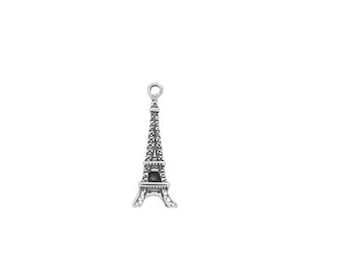 Eiffel Tower Charm Sterling Silver | Paris Jewelry | Made in USA