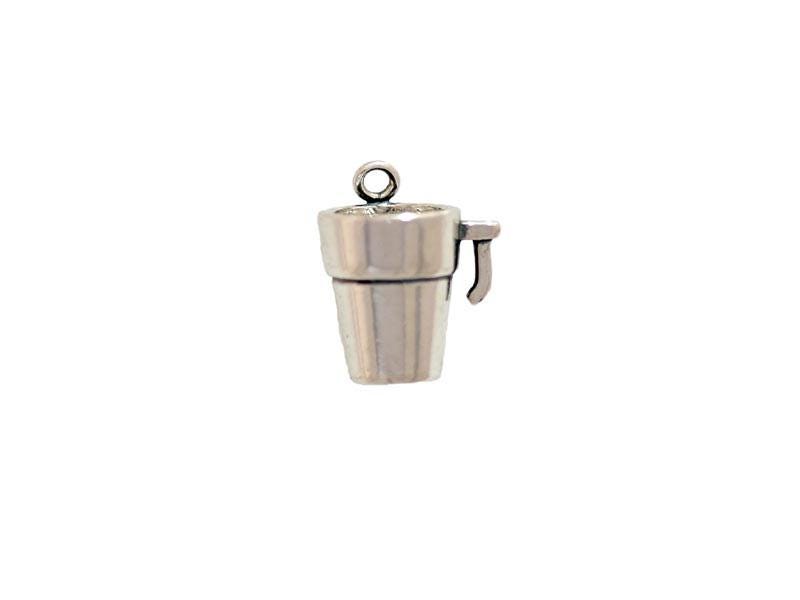 Travel Mug Charm Sterling Silver | Coffee Cup Charm | Made in USA - Etsy