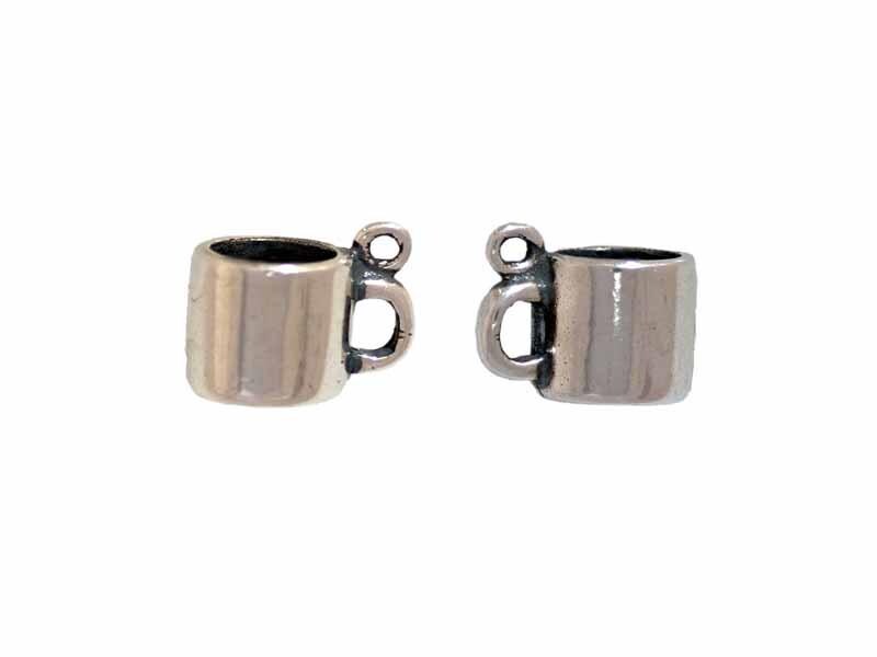 Servizio da caffe antico in ceramica tazzine anni 70 con metallo