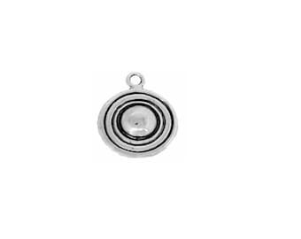 Saturn Planet Charm Sterling Silver | Astronomy Jewelry | Made in USA