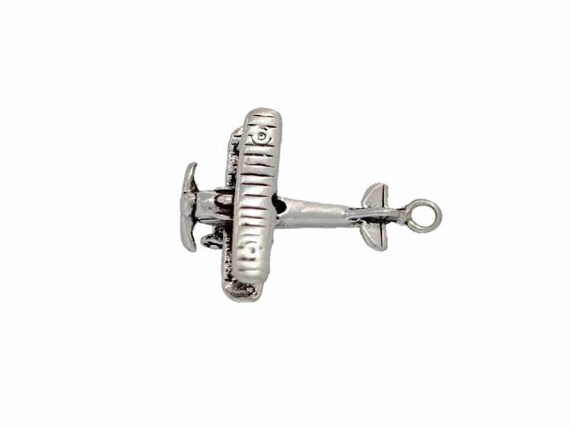 Broche Avion De Ligne En Acier Inoxydable Argenté - Bijou Homme/femme - Neuf