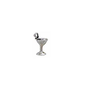 ティファニー マティーニ グラス チャーム 激レア Tiffany And Co Silver Martini Glass Olive Charm Jump Ring 4