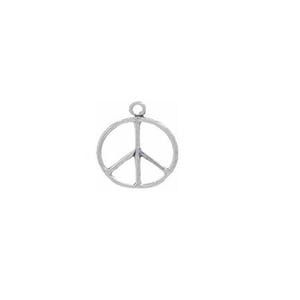 Peace Zeichen Anhänger aus Sterling Silber, Peace Zeichen Schmuck, Peace Schmuck