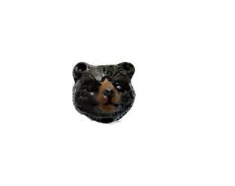 Bear Head Beads | Peruvian Ceramic Beads | Beads From Peru