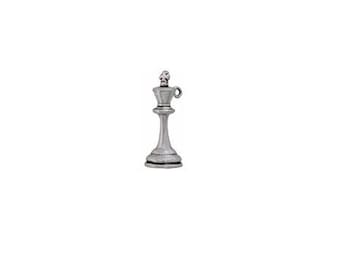 Chess King Charm Sterling Silver | Cheese Jewelry | Made in USA