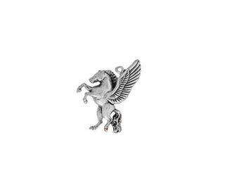 Pegasus-bedel sterlingzilver | Sieraden, sieraden vliegende paarden | Gemaakt in de VS