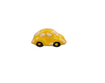 Car Beads Yellow, Jewelry Peruvian Ceramic | Transportation Jewelry | Peruvian Ceramic Beads