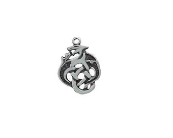 Dragon Charm Sterling Silver | Celtic Charm Sterling Silver | Made in USA