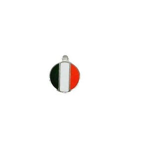 Sterling Silver Ireland Flag Charm | Irish Flag Charm | Irish Flag Jewelry