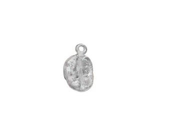 Kaffeebohne Charm Sterling Silber | Java Schmuck | Hergestellt in den USA