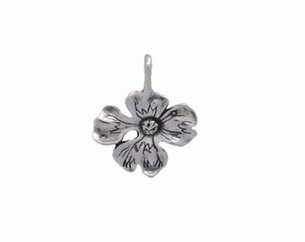 Dogwood Pendant Sterling Silver | Flower Jewelry | Tree Jewelry | Made in USA