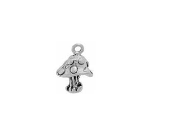 Collana Con Medaglione A Fungo In Argento Sterling 925 - Portafoto Apribile Con Catena, Regalo Per Lei, Idea Romantica Per Compleanno E Anniversario