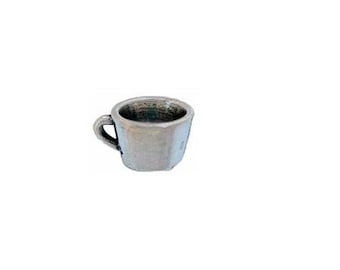 Pingente de xícara de café em prata de lei | Joia para caneca | Feito nos EUA