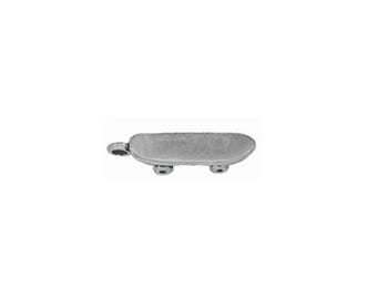 Skateboardbedel sterlingzilver | Skater extreme sporten | Actie-sieraden
