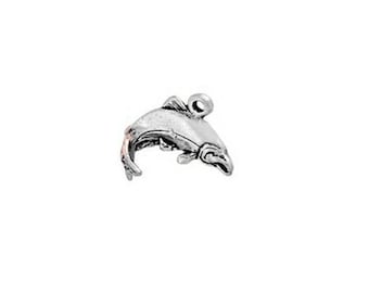 Salmon Charm Sterling Silver | Fish Jewelry | Fishing Jewelry