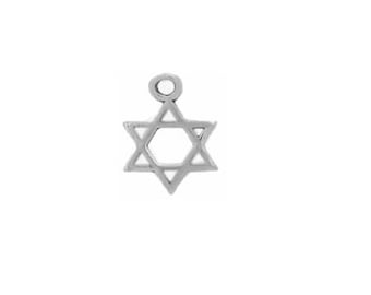 Star of David Charm Sterling Silver | Jewish Jewelry | Made in USA