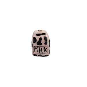 Perles en carton de lait, Perles en céramique du Pérou, Bijoux en carton de lait, Bijoux culinaires