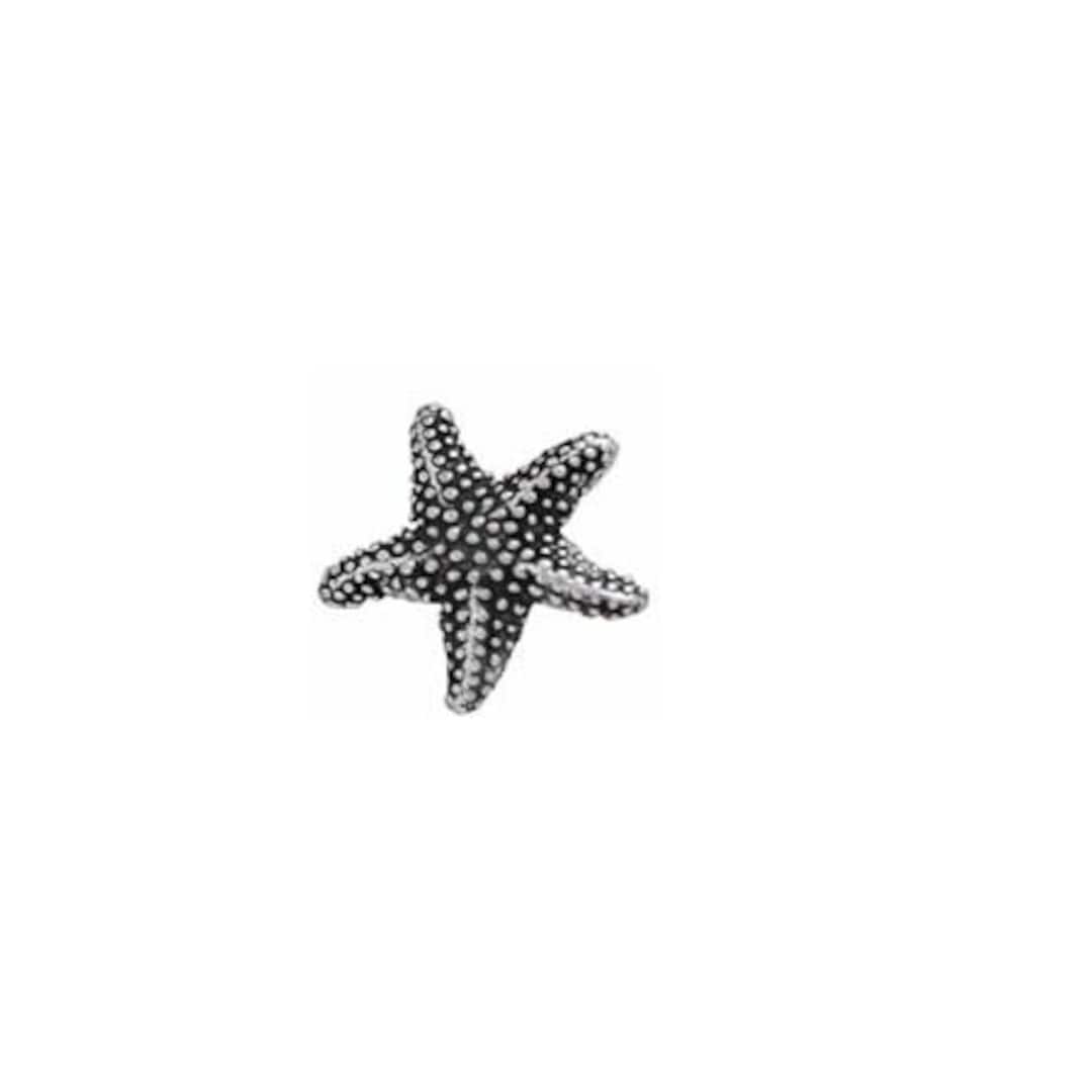Gold Glitter Star Fish Charm main image 1